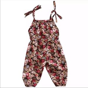 Baby girls toddler floral romper
